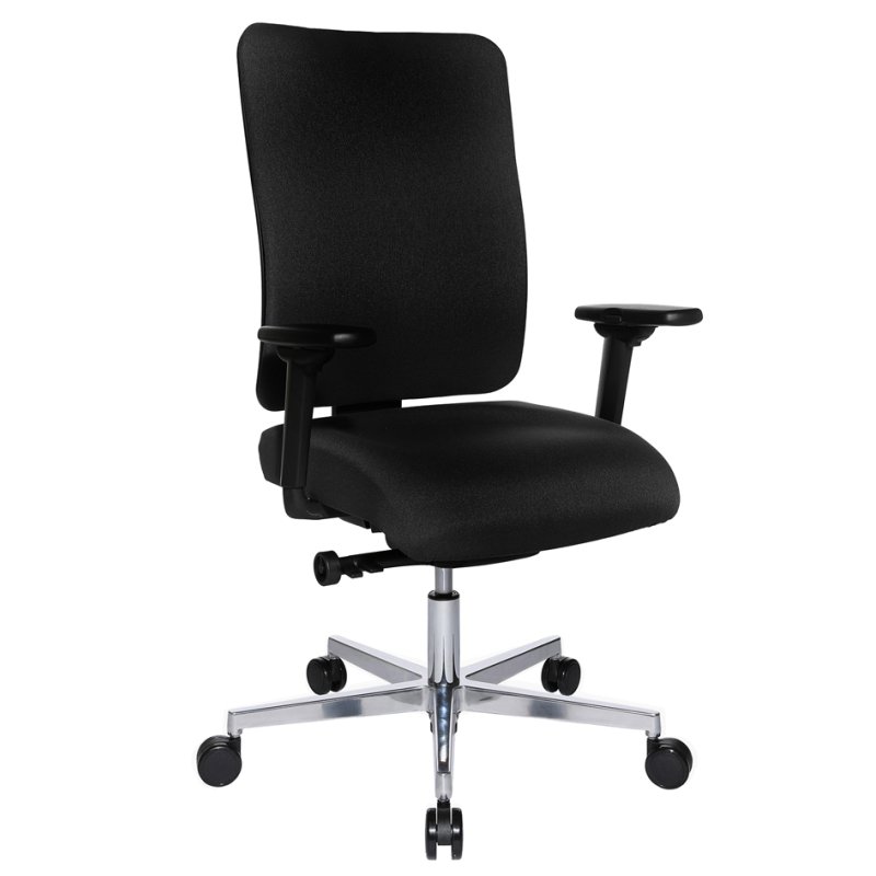 Topstar bureaudraaistoel Sitness Open X Deluxe, zwart, Punktsynchron-mechaniek